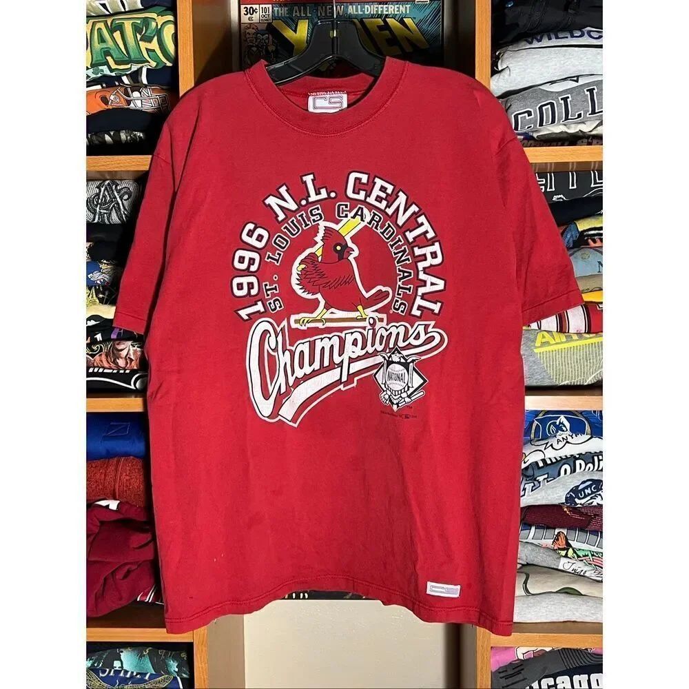 Vintage MLB St. Louis Cardinals 1996 Division Champions Tee